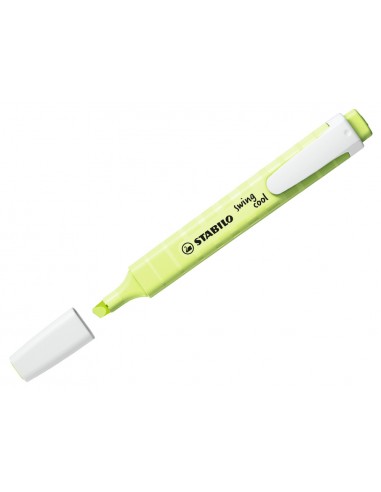 Rotulador stabilo fluorescente fino swing cool pastel chispa de lima