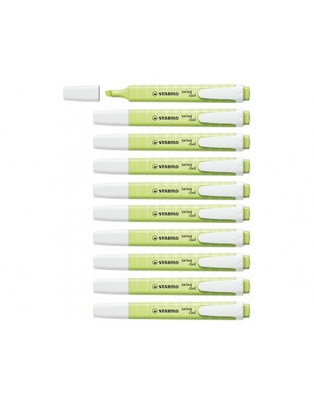 Rotulador stabilo fluorescente fino swing cool pastel chispa de lima