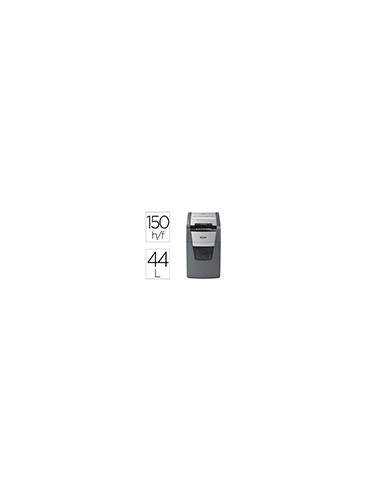Destructora de documentos rexel optimum autofedd+ 150x eu capacidad de corte 150 hojas destruye grapas y clips