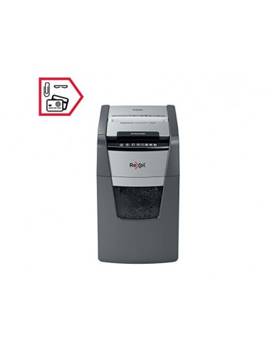 Destructora de documentos rexel optimum autofedd+ 150x eu capacidad de corte 150 hojas destruye grapas y clips