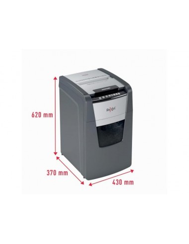 Destructora de documentos rexel optimum autofedd+ 150x eu capacidad de corte 150 hojas destruye grapas y clips