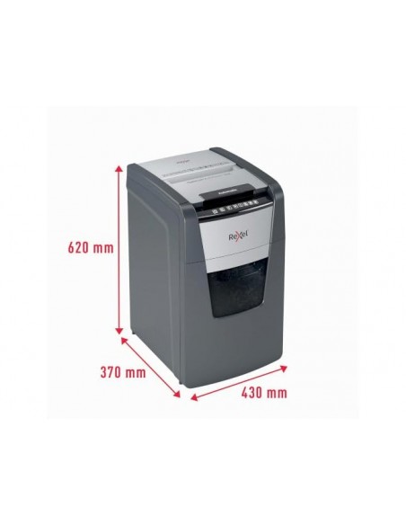 Destructora de documentos rexel optimum autofedd+ 150x eu capacidad de corte 150 hojas destruye grapas y clips