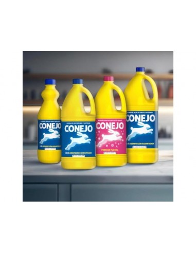 Lejia conejo frescor floral botella de 2 litros