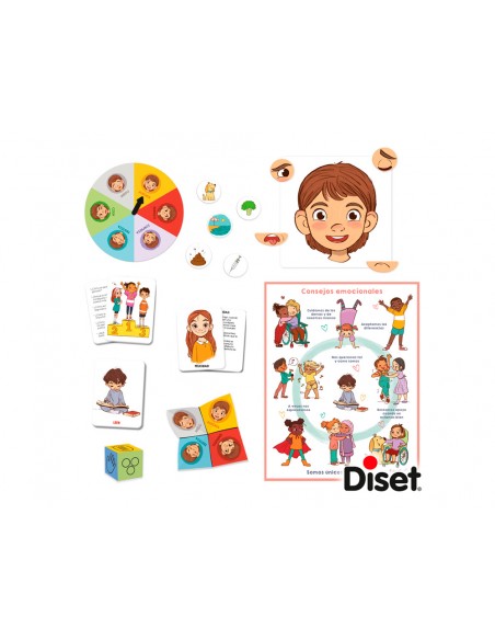 Juego diset aprende en positivo las emociones