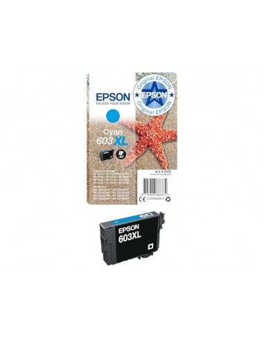 Ink-jet epson 603xl xp-2100 / 2105 / 3100 / 4100 / wf-2810 / 2830 / 2835 / 2850 cian 350 paginas