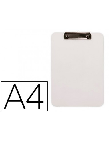 Portanotas q-connect plastico din a4 blanco 2,5mm