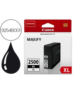 Ink-jet canon pgi 2500 xl maxify ib4050 / mb5050 / mb5155 / mb5350 / mb5450 negro 2500 paginas