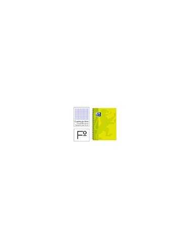Cuaderno espiral oxford school classic tapa polipropileno folio 80 hojas cuadro 4 mm con margen lima