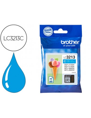 Ink-jet brother lc3213 dcp-j572 / dcp-j772 / dcp-j774 / mfc-j890 / mfc-j895 cian 400 pag