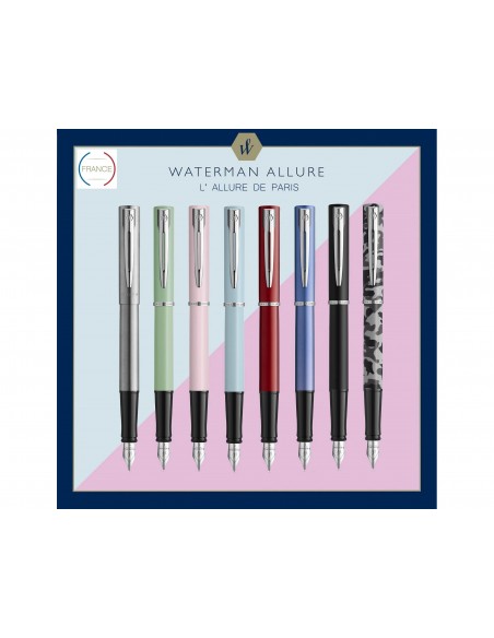 Pluma waterman allure laca negra en estuche de regalo Pluma waterman allure laca negra en estuche de regalo