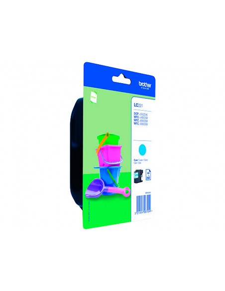 Ink-jet brother lc221c dcp-j562dw / mfc-j480dw / 680dw / 880dw cian 260 paginas Ink-jet brother lc221c dcp-j562dw / mfc-j480dw / 680dw / 880dw cian 260 paginas