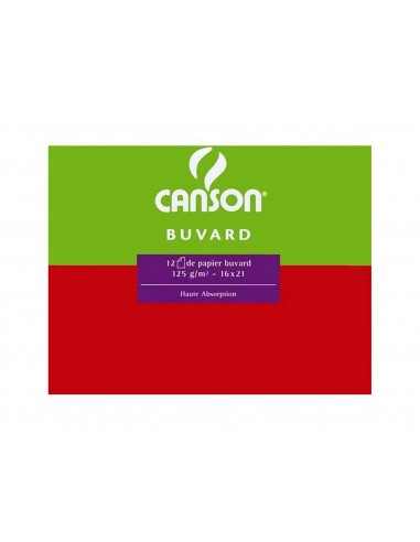 Papel secante canson 50x65 cm liso blanco 250 gr