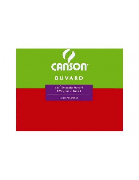 Papel secante canson 50x65 cm liso blanco 250 gr