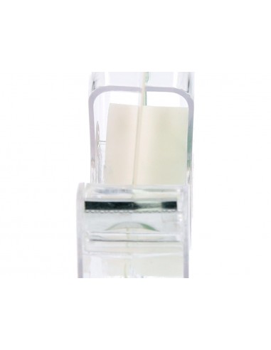 Cinta adhesiva q-connect invisible 7,5 m x 19 mm con portarrollo en blister