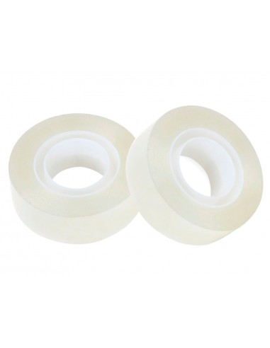 Cinta adhesiva q-connect invisible 7,5 m x 19 mm con portarrollo en blister