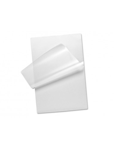 Bolsa de plastificar q-connect 303 x 216 mm din a4 125 mc autoadhesivas caja de 100 unidades