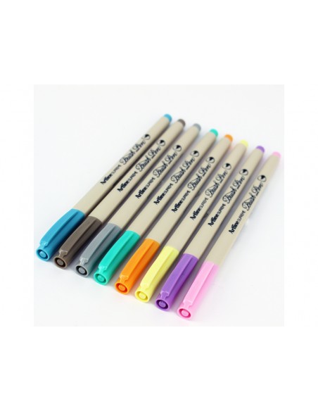 Rotulador artline supreme brush pintura base de agua punta tipo pincel trazo variable amarillo