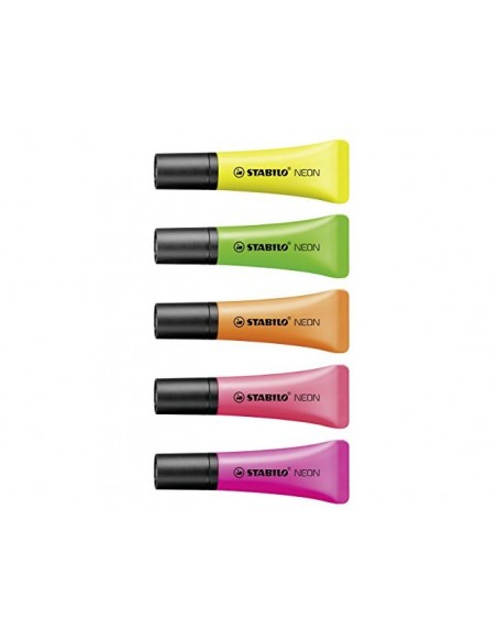 Rotulador stabilo fluorescente 72 neon expositor de 45 unidades colores surtidos Rotulador stabilo fluorescente 72 neon expositor de 45 unidades colores surtidos
