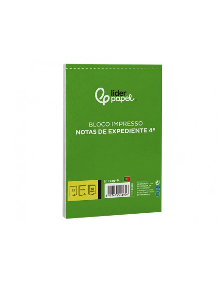Talonario liderpapel notas de expediente cuarto duplo texto en portugues Talonario liderpapel notas de expediente cuarto duplo texto en portugues