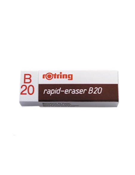 Goma de borrar rotring b20 blanca