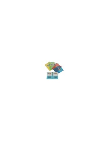 Carpeta dossier office box polipropileno din a4 doble con tarjetero verde
