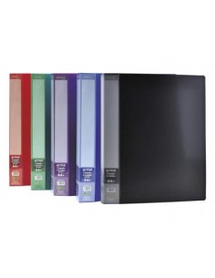 Carpeta 4 anillas de 16 mm office box active din a4 polipropileno colores surtidos