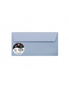 Sobre clairefontaine pollen 110x220 mm azul lavanda pack de 5 unidades