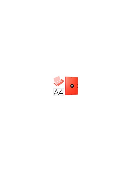 Carpeta antartik gomas tres solapas carton forrado a4 color rojo Carpeta antartik gomas tres solapas carton forrado a4 color rojo