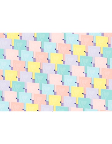 Libreta clairefontaine din a4 tapa plastico translucido flexible 48 hojas 90 gr cuadro 5 mm colores pastel