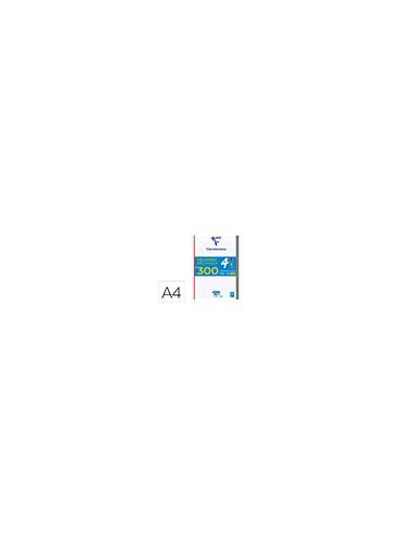 Recambio clairefontaine din a4 300 hojas 90 gr cuadro 5 mm con bandas de 5 colores vivos