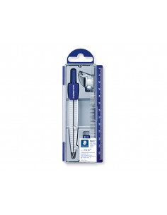 Compas staedtler noris club 550 60 con aguja roma y adaptador