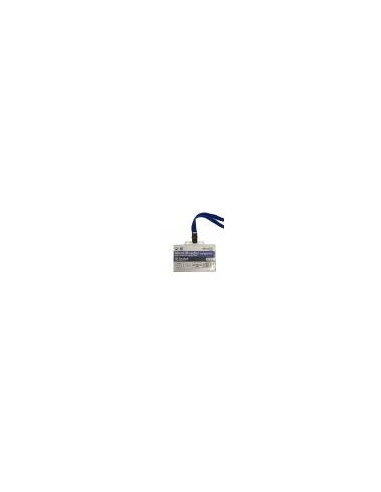 Identificador con cordon office box con cordon de seguridad azul