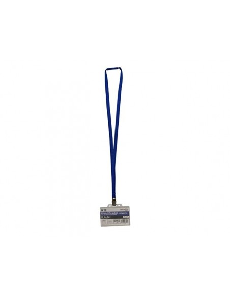 Identificador con cordon office box con cordon de seguridad azul