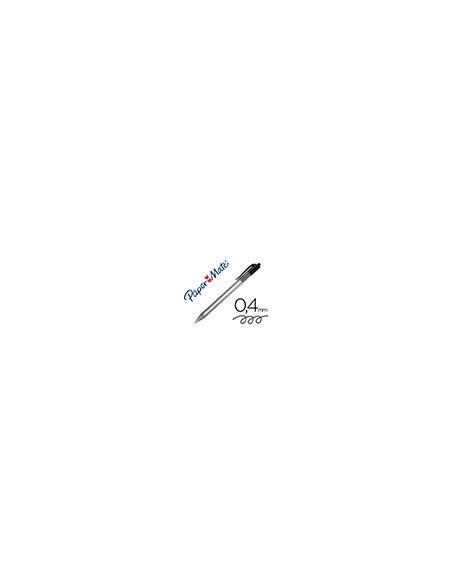 Boligrafo paper mate inkjoy 100 retractil punta media negro