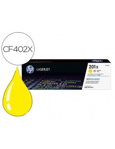 Toner hp 201x laserjet pro m252 / mfp m277 amarillo 2.300 pag