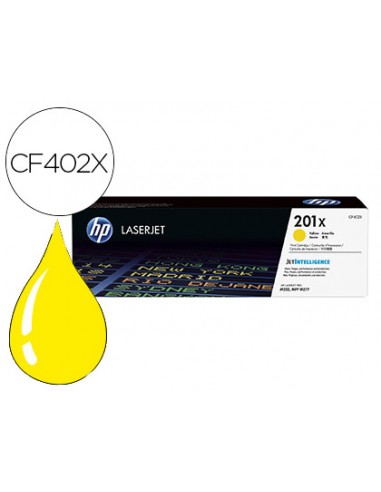 Toner hp 201x laserjet pro m252 / mfp m277 amarillo 2.300 pag