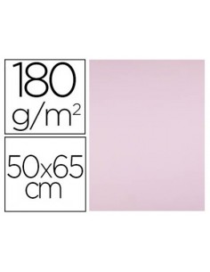 Cartulina liderpapel 50x65 cm 180g/m2 rosa paquete de 25 hojas