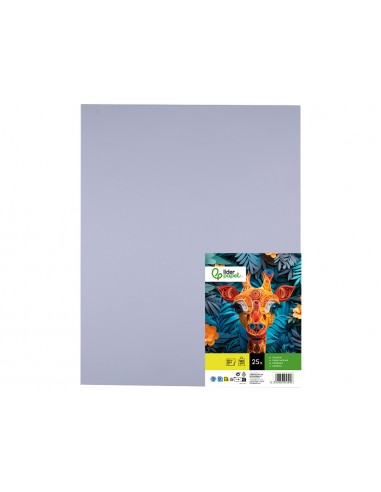 Cartulina liderpapel 50x65 cm 180g/m2 lila paquete de 25 hojas