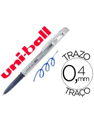 Boligrafo uni-ball roller tsi uf-220 borrable 0,7 mm tinta gel azul