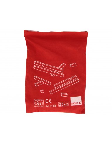 Juego goula didactico regletas en bolsa 55 piezas