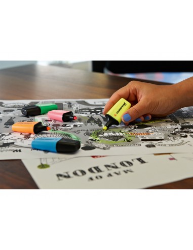 Rotulador stabilo boss mini fluorescente expositor bombonera de 50 unidades colores surtidos