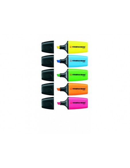 Rotulador stabilo boss mini fluorescente expositor bombonera de 50 unidades colores surtidos