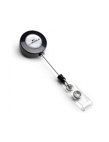 Cordon durable portanombres extensible hasta 80 cm con cierre de boton
