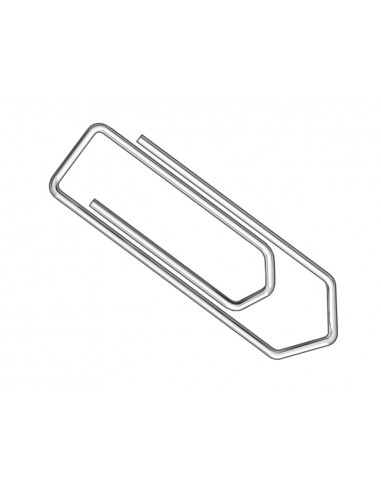 Clips niquelados q-connect 32 mm caja de 1000 unidades