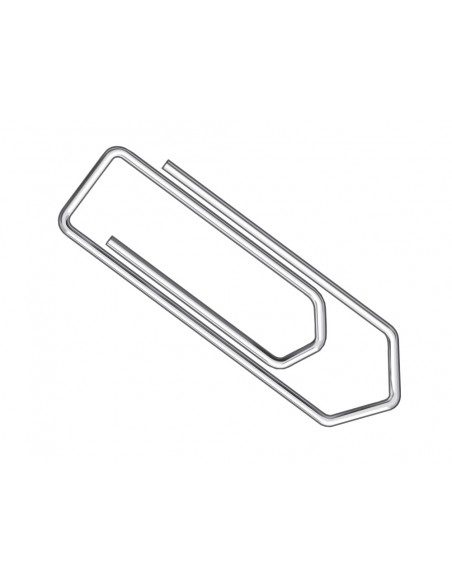 Clips niquelados q-connect 32 mm caja de 1000 unidades