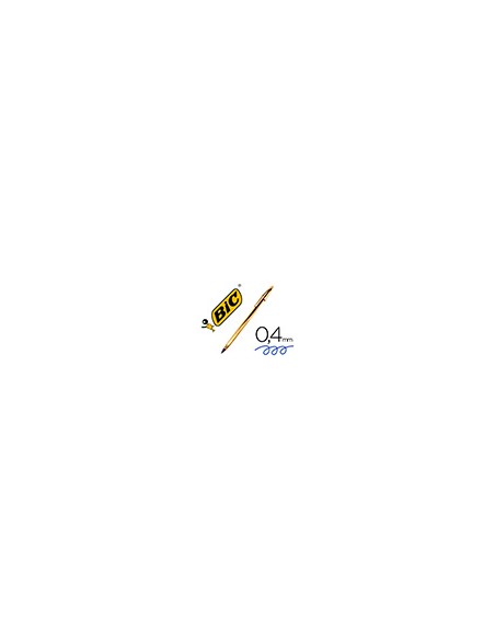 Boligrafo bic cristal celebration oro tinta azul