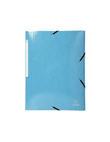 Carpeta exacompta gomas carton simil-prespan tres solapas din a4+ colores surtidos