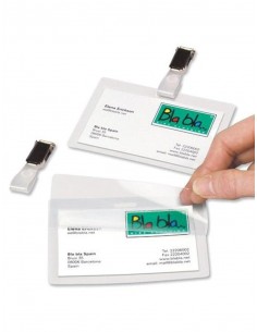 Identificador djois con pinza 104x74 mm pack de 10 unidades