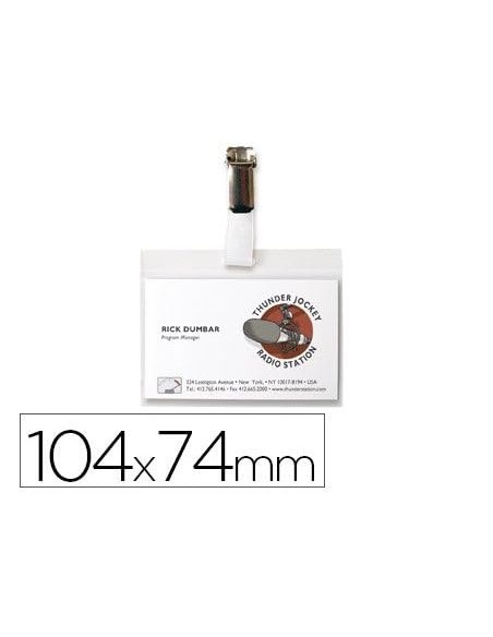 Identificador djois con pinza 104x74 mm pack de 10 unidades