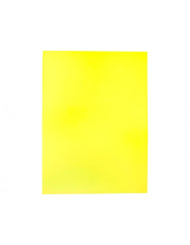 Goma eva liderpapel 50x70cm 60g/m2 espesor 2mm fluor amarillo